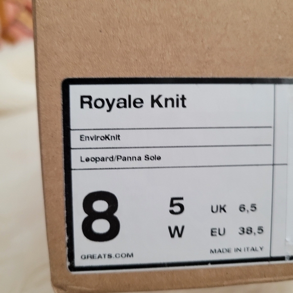 Greats Royale Knit Leopard Sneakers main image 7